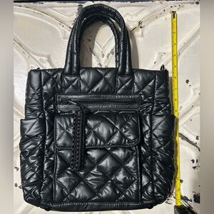 Sincerely Jules Black Quilted Bag